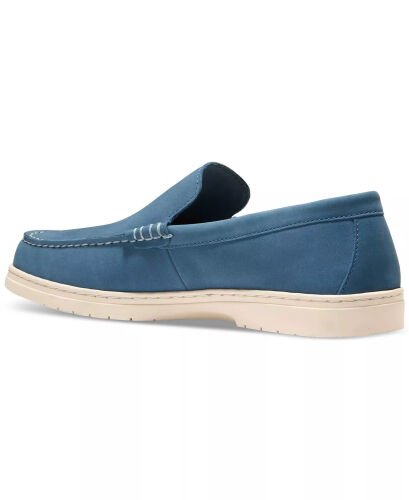 Men's Greenwich Grand Venetian Loafers-Blue Nubuck - 6