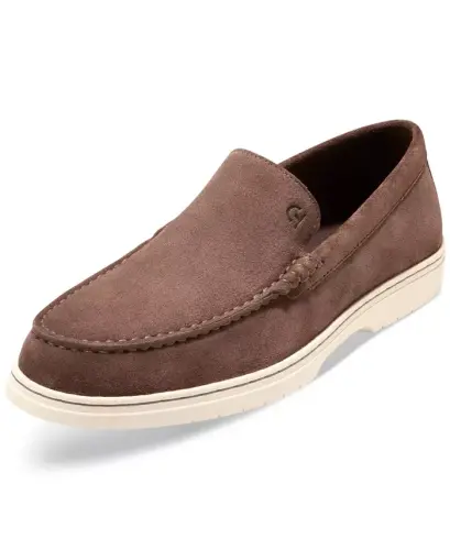 Men's Greenwich Grand Venetian Loafers - Lava Suede - 4