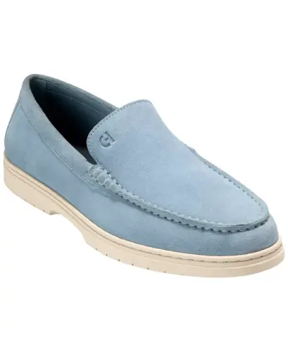 Erkek Greenwich Grand Venetian Loafer - Toz Mavisi Süet - COLE HAAN (1)