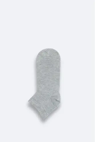 Erkek Gri Bambu Patik Çorap B008556 