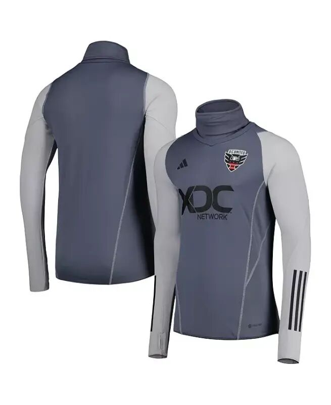 Erkek Gri D.C. United Isınma Raglan COLD.RDY Üst - Gri - ADIDAS