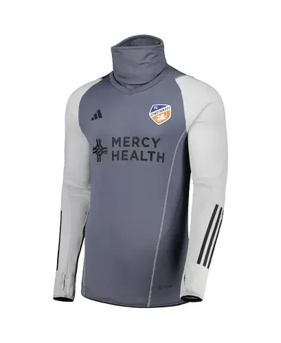 Men's Gray FC Cincinnati Warm Raglan COLD.RDY Top - Gray - 3
