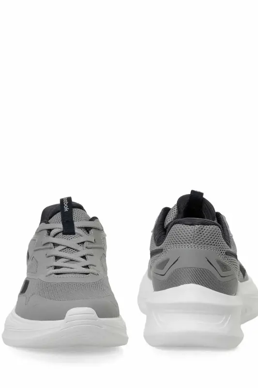 Erkek Gri Günlük Spor Ayakkabı - Rahat Koşu ve Yürüyüş Sneaker-GriC1 - 2