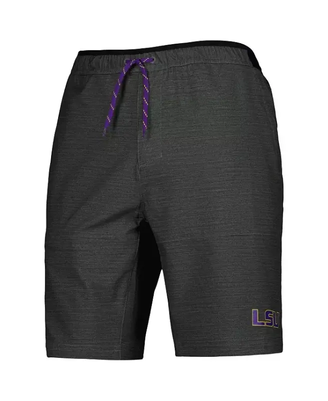 Men's Gray LSU Tigers Twisted Creek Omni-Shield Shorts - Gray - 2