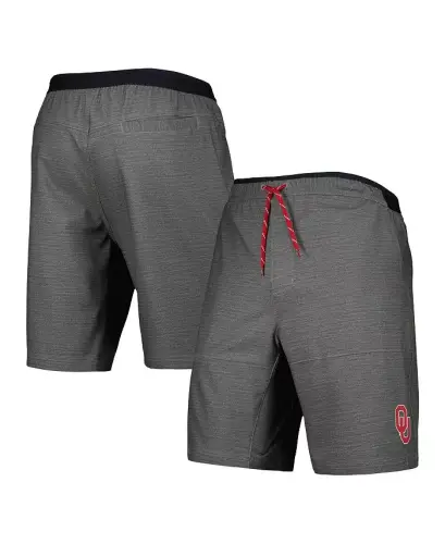 Men's Gray Oklahoma Sooners Twisted Creek Omni-Shield Shorts - Gray - 1