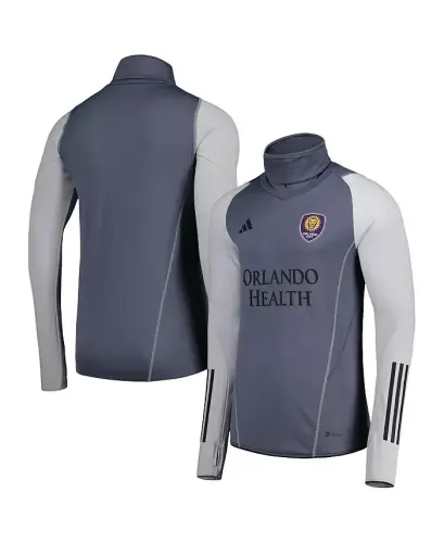 Men's Gray Orlando City SC Warm Raglan COLD.RDY Top - Gray - 1