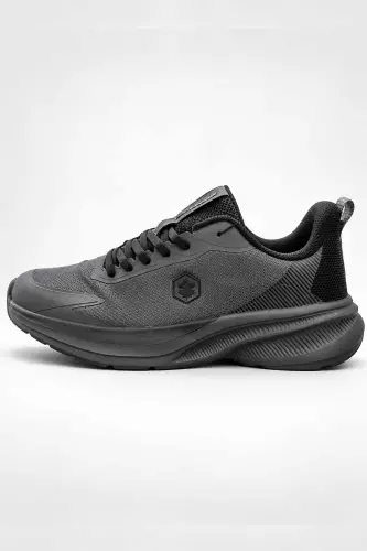 Erkek Gri Spor Ayakkabı TROXA 2,0 Memory Foam İç Taban Nefes Alabilen File Esnek Hafif Günlük Sneaker - Gri/MG - Lumberjack (1)