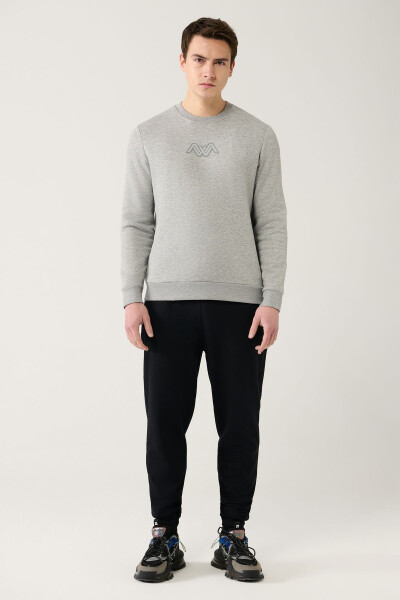 Erkek Gri Sweatshirt - 12