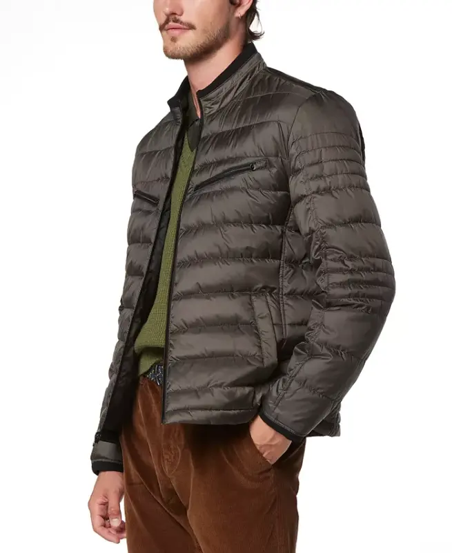 Men's Grymes Packable Racer Jacket - Slate - 3