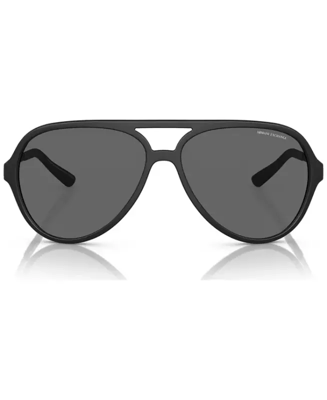 Men's Sunglasses, AX4133S60-X 60 - Matte Black - 3