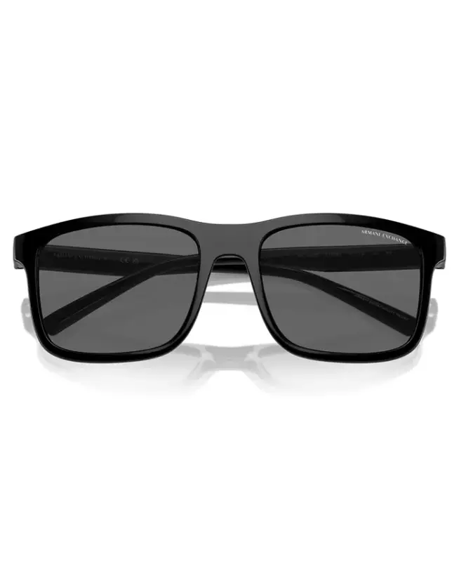 Men's Sunglasses, Ax4145S - Shiny Black - 2