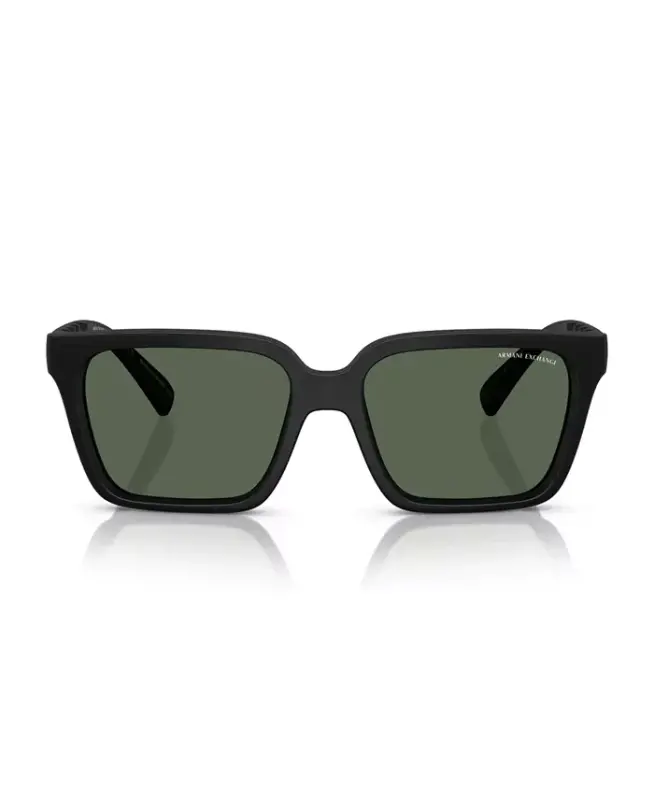 Men's Sunglasses AX4147S - Shiny Transparent Brown - 10