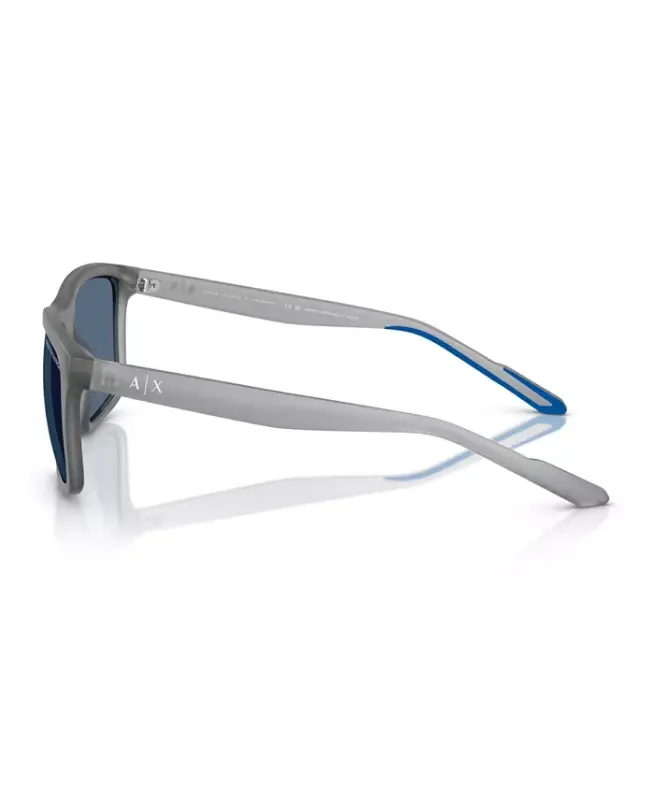 Men's Sunglasses AX4149SU - Matte Opalescent Gray - 4