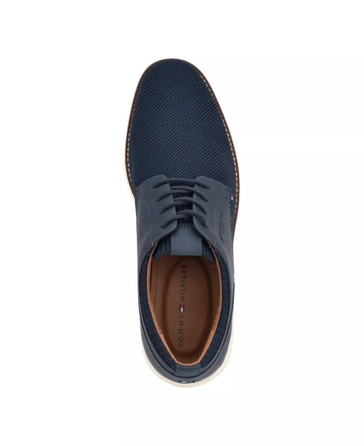 Men's Winner Casual Lace Up Oxfords - Navy Multi - 4