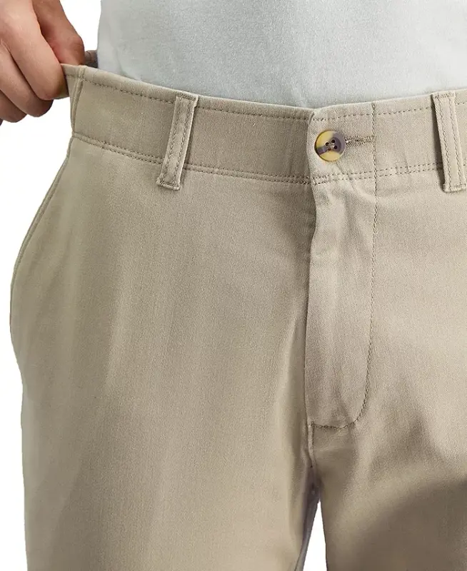 Erkek Günlük Haki™ Düz Kesim Rahat Pantolon - 4