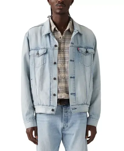 Men's Lightweight Trucker Jacket - Build A House Ltwt - 1