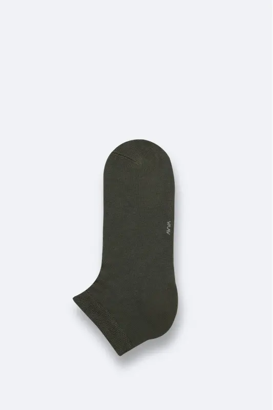 Erkek Haki Bambu Patik Çorap B008556 - Haki - AVVA