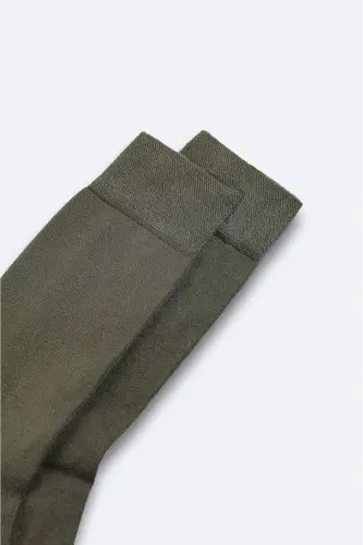 Erkek Haki Bambu Soket Çorap B008505-Haki - 3