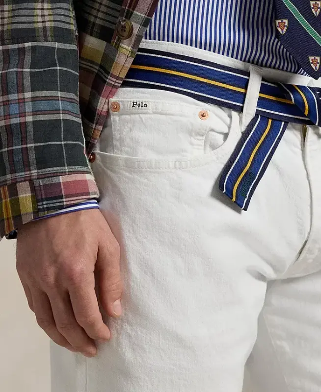Men's Hampton Relaxed Straight Jeans - Hudson White - 4