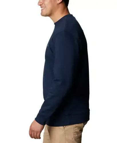 Men's Hart Mountain II Crew Sweatshirt-Collegiate Navy - COLUMBIA (1)