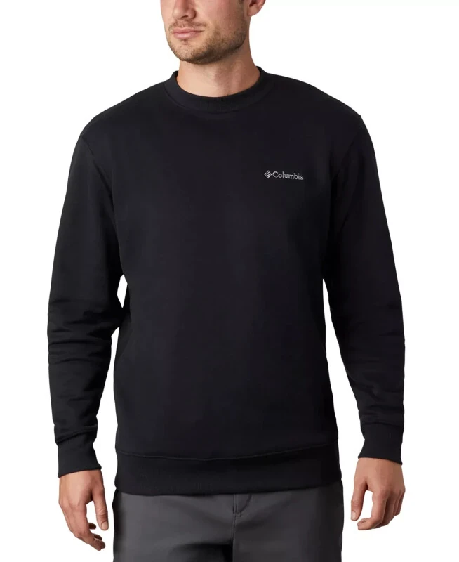 Men's Hart Mountain II Crew Sweatshirt-Black - Columbia