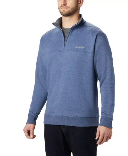 Men's Hart Mountain II Quarter-Zip Fleece Sweatshirt - Carbon Heather 