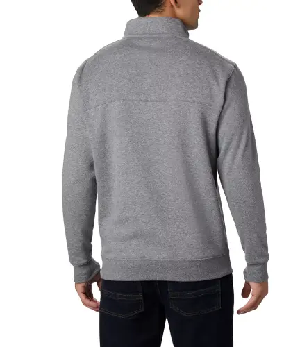 Men's Hart Mountain II Quarter-Zip Fleece Sweatshirt - Charcoal Heather - 4