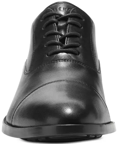 Men's Hawthorne Lace-Up Cap-Toe Oxford Dress Shoes - Black - 4