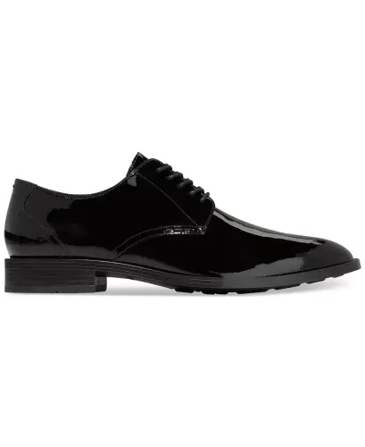 Men's Hawthorne Plain Oxford Dress Shoe - Black Patent / Black - 2