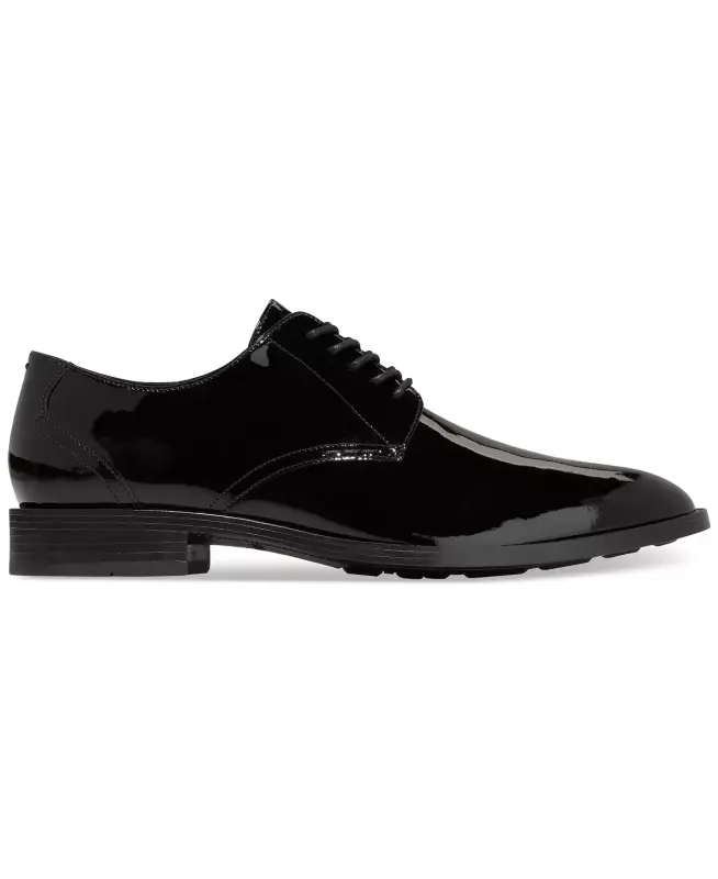 Men's Hawthorne Plain Oxford Dress Shoe - Black Patent / Black - 2