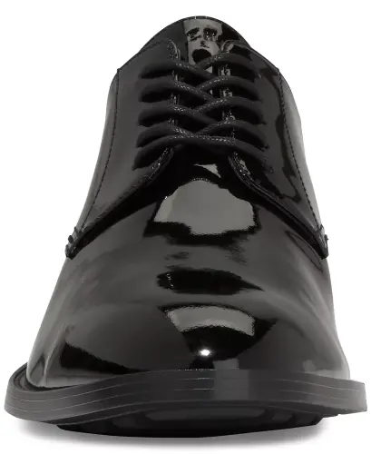 Men's Hawthorne Plain Oxford Dress Shoe - Black Patent / Black - 5