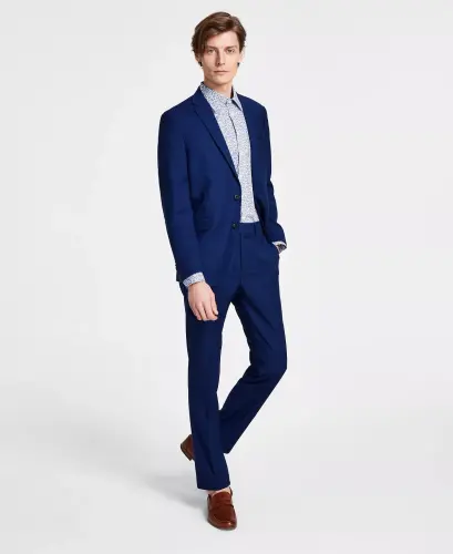 Men's Ready Flex Slim-Fit Suit - Blue 