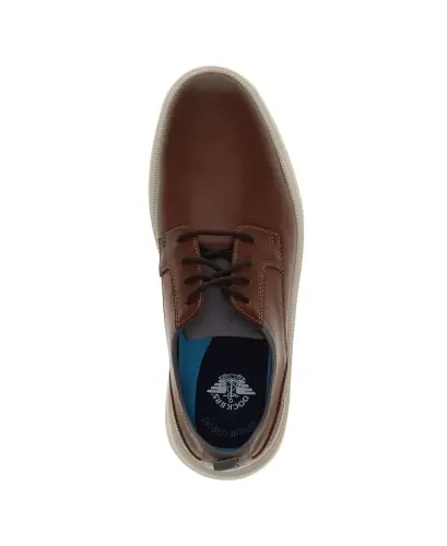 Men's Herron Oxford Shoes - Dark Tan - 4