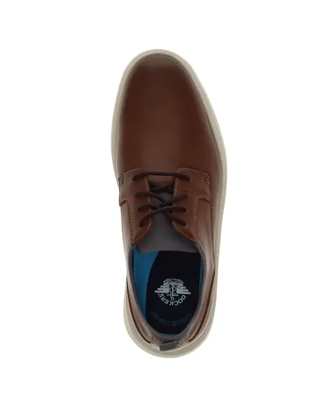 Men's Herron Oxford Shoes - Dark Tan - 4