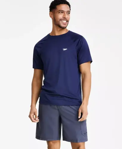 Men's Quick-Dry UPF 50+ Rash Guard - Peacoat 