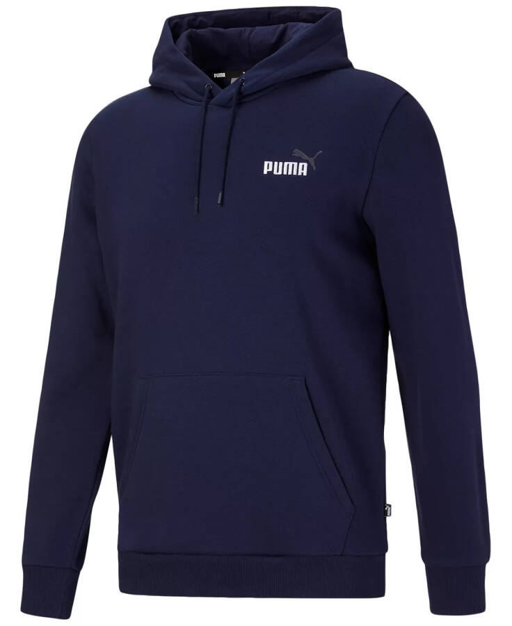 Erkek İğne İşlemeli Logo Polar Kapüşonlu Peacoat Lacivert - 4