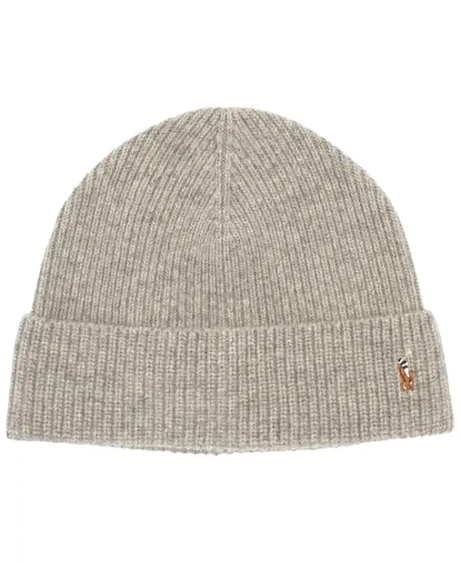 Erkek İmza Manşetli Bere - Andover Heather - POLO RALPH LAUREN
