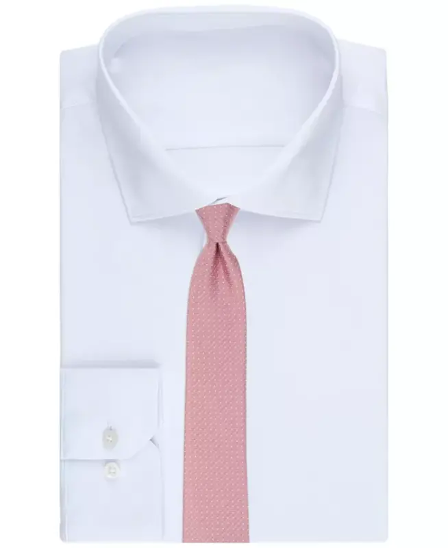Men's Inari Solid Tie, Exclusively at Modazone - Pink - 3