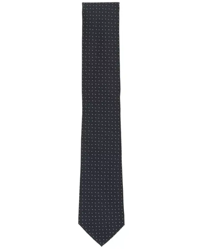 Men's Inari Solid Tie, Exclusively at Modazone - Black - 2