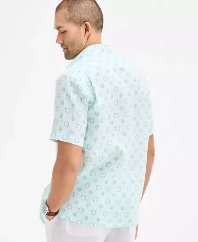 Men's Marks Medallion Shirt, Exclusively at Modazone - 4