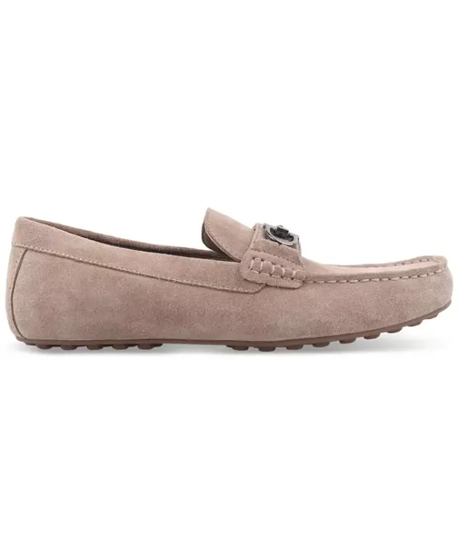 Men's Jason Suede Slip-On Bit Drivers, Exclusively at Modazone - Elegant Taupe Suede - 2