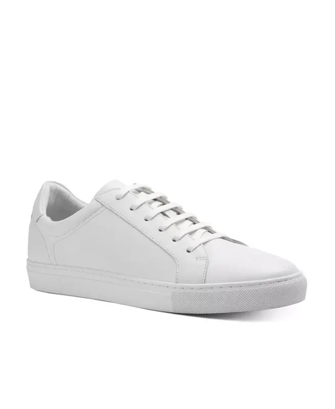 Men's Men s Jay Casual Low Top Fashion Sneaker - White - 1