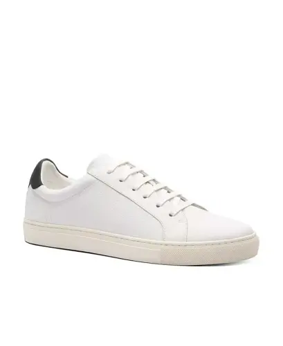 Men's Men s Jay Casual Low Top Fashion Sneaker - White/navy 