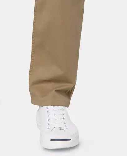 Men's Jean Cut Straight-Fit All Seasons Tech Khaki Pants - Beige Khaki - 5
