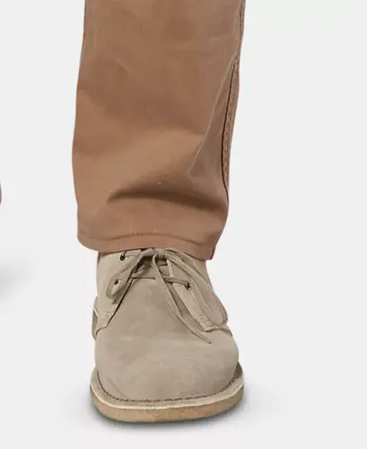 Men's Jean Cut Straight-Fit All Seasons Tech Khaki Pants - Brown - 3