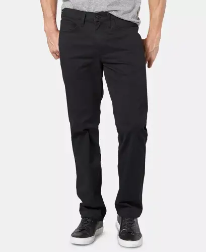 Men's Jean Cut Straight-Fit All Seasons Tech Khaki Pants - Black 