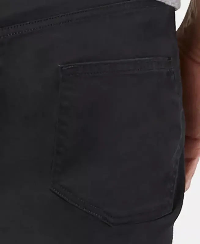 Men's Jean Cut Straight-Fit All Seasons Tech Khaki Pants - Black - 5