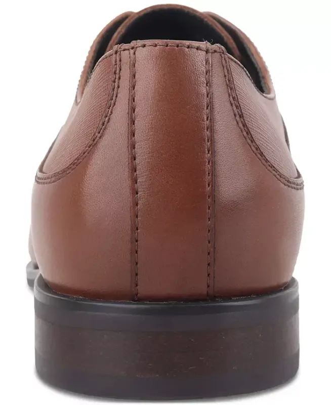 Men's Jefferson Leather Dress Shoes, Exclusively at Modazone - Burnt Copper Leather - 3