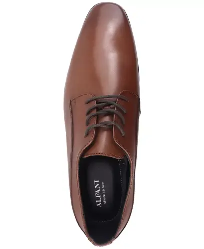 Men's Jefferson Leather Dress Shoes, Exclusively at Modazone - Burnt Copper Leather - 4
