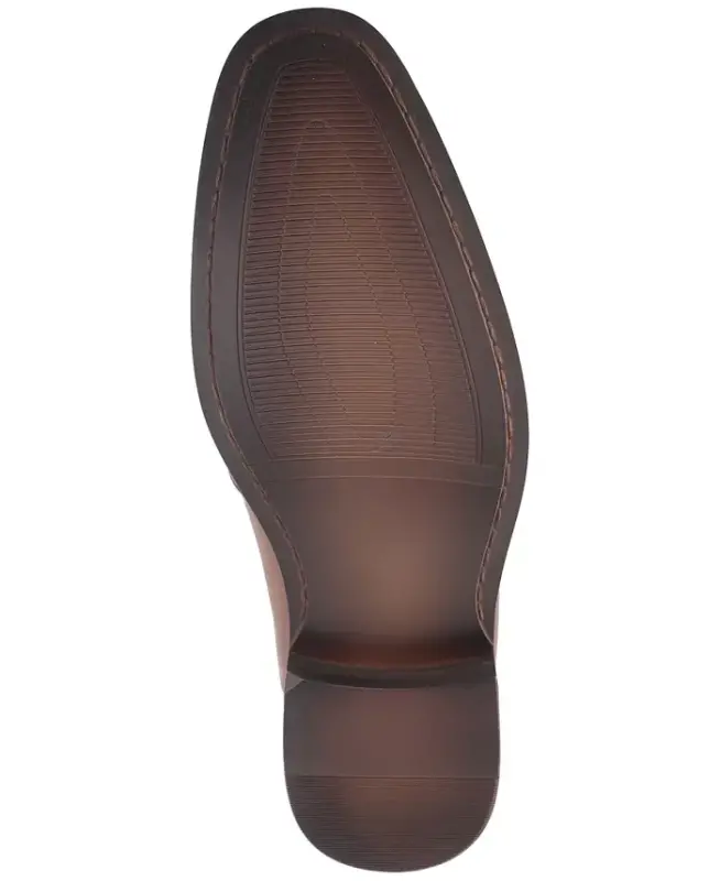 Men's Jefferson Leather Dress Shoes, Exclusively at Modazone - Burnt Copper Leather - 5